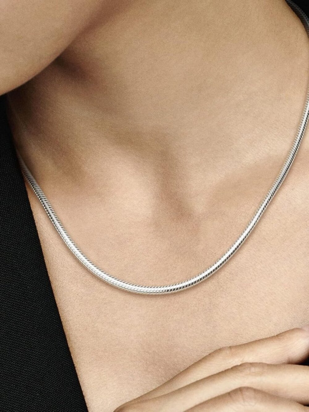 Iconic Snake Chain Charm Necklace - Picture 7 of 7